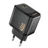 Dudao A28 45W GaN USB-C laidinis įkroviklis – juodos spalvos