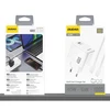 Dudao A28C 45W GaN laidinis įkroviklis + USB-C kabelis – baltos spalvos