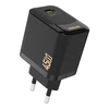 Dudao A28C 45W GaN laidinis įkroviklis + USB-C kabelis – juodos spalvos
