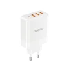 Dudao A5HEU network įkroviklis 3x USB-A 1x USB-C PD20W – baltos spalvos