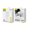 Dudao A5HEU network įkroviklis 3x USB-A 1x USB-C PD20W – baltos spalvos