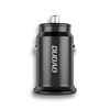Dudao greitas automobilinis įkroviklis su USB prievadais QC3.0 + C tipo PD juodas + USB-C laidas - Lightning 18W juodas (R3PRO)