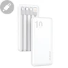 „Dudao K6Pro“ universalus 10 000 mAh maitinimo blokas su USB kabeliu, USB tipas C, žaibo juodas (K6Pro-juodas)