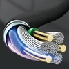 Dudao L12S AUX kabelis mini jack 3.5mm 1m 3-pole stereo – juodos spalvos
