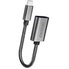 Dudao L15T OTG Adapteris USB-C – USB-A – pilkos spalvos
