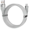 "Dudao" magnetinis magnetinis USB - micro USB kabelis 5 A 1 m šviesiai pilkos spalvos (L1xsM šviesiai pilka)