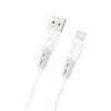Dudao L25ST duomenų perdavimo ir įkrovimo kabelis | USB-A į USB-C | 100W | 1 m | baltas