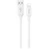 Dudao L2sL USB-A - Lightning 6A kabelis 1.2m - Baltas