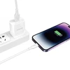 Dudao L2sL USB-A - Lightning 6A kabelis 1.2m - Baltas