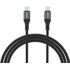 Dudao L3CC duomenų perdavimo ir įkrovimo kabelis | USB-C į USB-C | 60W | 2m | juodas