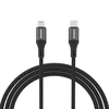 Dudao L3CL USB-C – Lightning 30W 2m pintas kabelis juodos spalvos