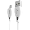 Dudao L4M USB-A - MicroUSB 2.4 A Cable 1m - Baltas