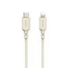 Dudao L7SCL USB-C – Lightning kabelis 30W 1m – beige