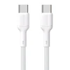 Dudao L9C 65W USB-C – USB-C kabelis 1m – baltos spalvos
