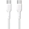 Dudao L9C duomenų perdavimo ir įkrovimo kabelis | USB-C į USB-C | 65 W | 1 m | baltas