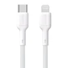 Dudao L9X 30W USB-C – Lightning kabelis 1m – baltos spalvos