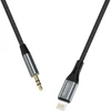 Dudao Lightning to mini jack 3.5mm audio cable 1m pilka (L11PRO)