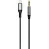 Dudao Lightning to mini jack 3.5mm audio cable 1m pilka (L11PRO)