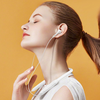Dudao Magnetic Suction į ausis įkišamos belaidės Bluetooth ausinės baltos spalvos (U5B)