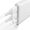 DUDAO POWERBANK 2XUSB / 1XUSB TYP-C 10000MAH 18W Baltas