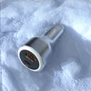 Dudao R4Ultra 120W greito įkrovimo LED automobilinis įkroviklis su maitinimo šaltiniu USB-A USB-C – pilkas