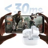 Dudao U21 TWS ANC ENC Bluetooth belaidės ausinės – baltos spalvos