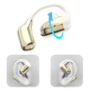 Dudao U4Pro Bluetooth universal ant ausų dedamos ausinės skirta both ears - beige ir auksinis