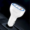 Automobilinis įkroviklis Dudao R7S, 3x USB, 18W (baltas)