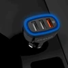 Automobilinis įkroviklis Dudao R7S, 3x USB, 18W (baltas)