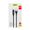 Dudao L7Max USB kabelis - USB Type C Fast Charging PD 66W 1m with Ekranas - juodos spalvos