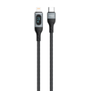 Dudao USB Type C – Lightning kabelis fast charging PD 20W 1m juodos spalvos (L7MaxL)