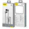 Dudao X10PRO ausinės į ausis, laidinės, 3.5 mm mini lizdas – juodos