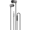 Dudao X10PRO ausinės į ausis, laidinės, 3.5 mm mini lizdas – juodos