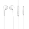 Dudao X10S su laidu Įstatomos į ausis ausinės 3.5mm mini jack 1.15m - baltas