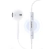 Dudao X14+ laidinės į ausis įdedamos ausinės su „Lightning“ jungtimi, 1,2 m – baltos