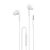 Dudao X3+ Įstatomos į ausis ausinės, su laidu, 3.5mm minijack - baltas