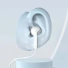 Dudao X3C+ su laidu USB-C In-Ear ausinės 1.2m – baltos spalvos