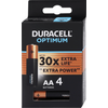 BATTERIES DURACELL OPTIMUM AA 4PCS