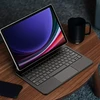 Dux Ducis klaviatūros (MK serijos) dėklas su Bluetooth klaviatūra, skirtas Samsung Galaxy Tab S9+ / S8+ / S7+ - juodas