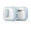 Dėklas DUX DUCIS PECP - TPU+PC protective case for AirPods 4 baltas mėlynas
