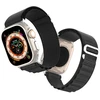 Sport Buckle apyrankė Apple Watch Ultra / 9 / 8 / 7 / 6 / SE / 5 / 4 / 3 / 2 / 1 (42, 44, 45, 49 mm) Dux Ducis Strap GS Version - juodos spalvos