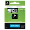 Dymo Rašymo juosta 45010 skaidri juoda (S0720500)