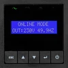 EATON 9E UPS Rack AC 200/220/230/240V 2700W 3000VA 1 fazė 6 x akumuliatoriai švino rūgšties 9Ah RS-232 USB oc 7 2U 19 Juodas