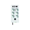 Eaton PB6UD viršįtampių ribotuvas 6 AC išvestis(ys / čių) 220 - 250 V Juoda, Balta 1,5 m