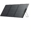 Nešiojamas Saulės Skydas - EcoFlow 160W Dviejų Pusių Dizainas, IP68 Reitingas, -40°C iki 85°C, Juodas