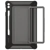 EF-RX610CBE Samsung Protective su stoveliu Samsung Galaxy Tab S9 FE+ dėklas planšetiniam kompiuteriui juodos spalvos