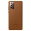 Dėklas Odinis dangtelis, skirtas Samsung Galaxy Note 20/ Note 20 5G (rudas)