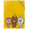 Aplankalas su gumele YES Line Friends A4