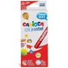 Aliejinės kreidelės CARIOCA, 10 mm, 12 spalvų