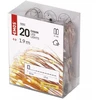 LED girlianda NANO, 3Vac (2xAA), 1.9m, 20 x LED, šiltai balta, su laikmačiu, EMOS